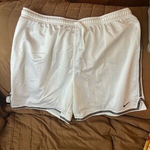 Nike Men's White Athletic Shorts